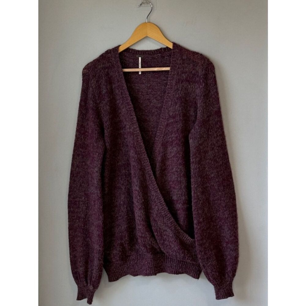 Free People Wool Blend Karina Ballerina Wrap Sweater